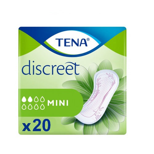 Tena Discreet Mini Pads - Shams Shopping Centre Misc Toiliteries  