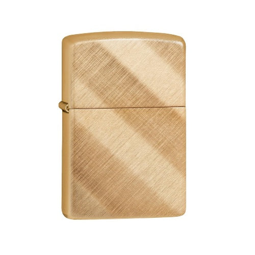 Zippo 29675 Diagonal Wave Brass - Shams Shopping Centre Zippo  