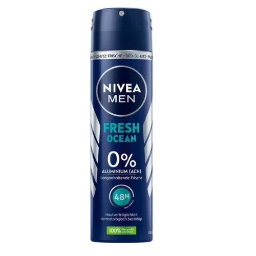 Nivea Fresh Ocean Aluminium (ach) Body Deodorant 150ml - Shams Shopping Centre Nivea  