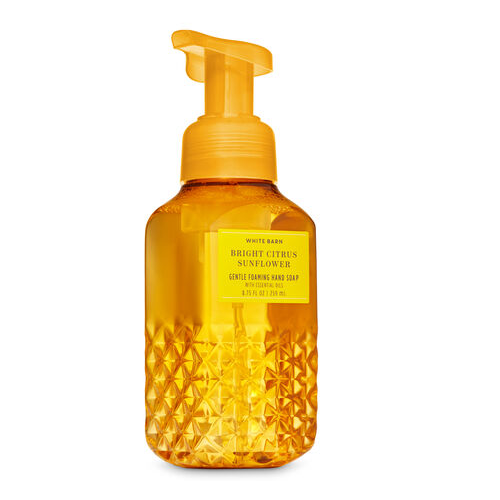 BBW White Barn Bright Citrus Sunflower Gentle Foaming Hand Soap 259ml - Shams Shopping Centre Bath & Body Works  