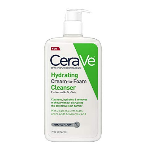 Cerave Hydrating Cream to Foam Lotion Normal to Dry Skin 562ml - Shams Shopping Centre Cerave  