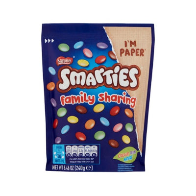 Nestle Smarties Family Sharing Pouch 240g - Shams Shopping Centre Nestle  