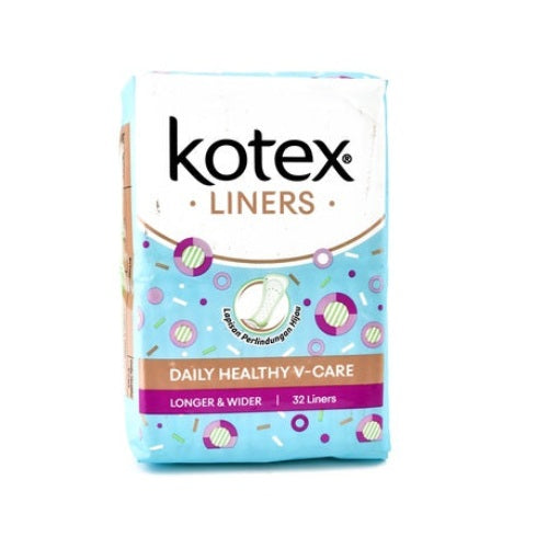 Kotex Liners Daily Healthy V-Care 32 Liners - Shams Shopping Centre Kotex  