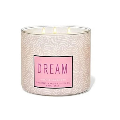 BBW Dream Linen & Lavender Scented Candle 411g - Shams Shopping Centre Bath & Body Works  