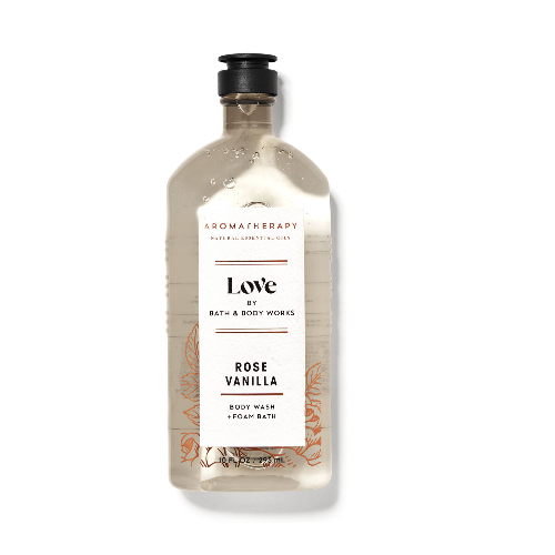 BBW Aromatherapy Rose Vanilla Body Wash 295ml - Shams Shopping Centre Bath & Body Works  