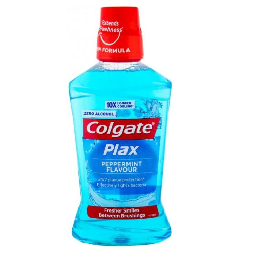 Colgate Plax Peppermint Flavour Mouth Wash 500ml - Shams Shopping Centre Colgate  