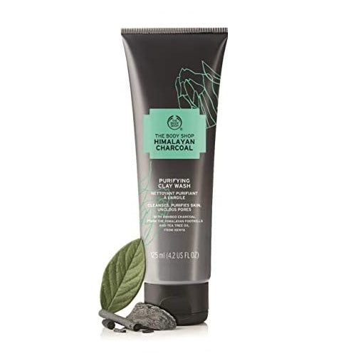 The Body Shop Himalayan Charcoal Purifying Clay Wash 125ml - Shams Shopping Centre Body Shop  
