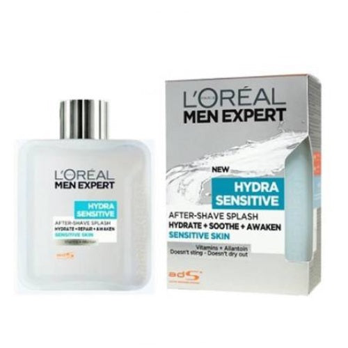 Loreal Men Expert Hydra Sensitive Instant Comfort Splash 100ml - Shams Shopping Centre Loreal  