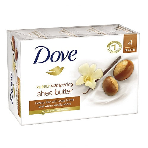Dove Shea Butter Soaps 4x100g - Shams Shopping Centre Dove  