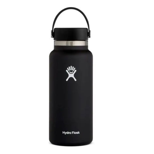 Hydro Flask 32 oz Wide Mouth With Flex Cap Black - Shams Shopping Centre Hydro Flask  