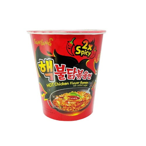 Samyang 2x Spicy Hot Chicken Flavour Noodle Cup 70g - Shams Shopping Centre Samyang  