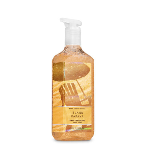 BBW Island Papaya Deep Cleansing Hand Soap 236ml - Shams Shopping Centre Bath & Body Works  