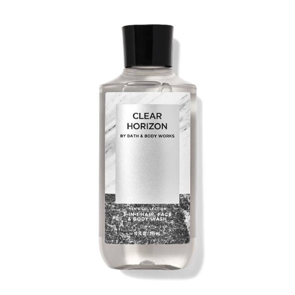 BBW Clear Horizon Men's 3 In 1 Hair, Face & Body Wash 295ml - Shams Shopping Centre Bath & Body Works  