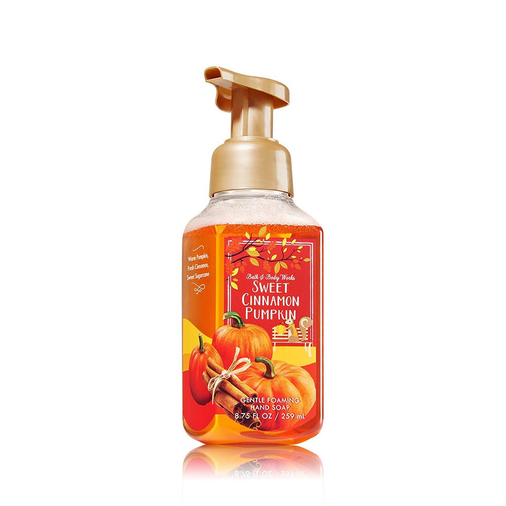 BBW Gentle Foaming Cinnamon Pumpkin Hand Soap 259ml - Shams Shopping Centre Bath & Body Works  