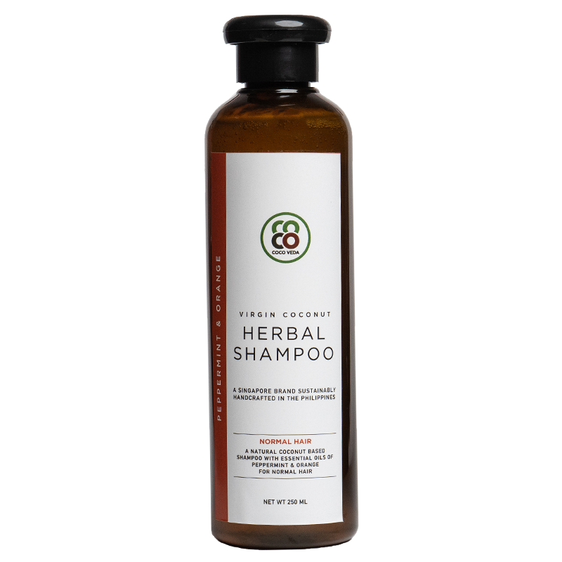 Coco Veda Peppermint & Orange Herbal Shampoo 250ml - Shams Shopping Centre Coco Veda  