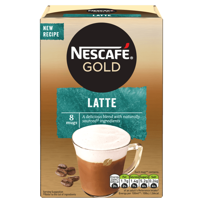 Nescafe Gold Latte 144g - Shams Shopping Centre Nestle  