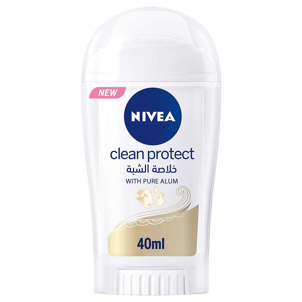 Nivea Clean Protect For Women Deodorant Stick 40ml - Shams Shopping Centre Nivea  