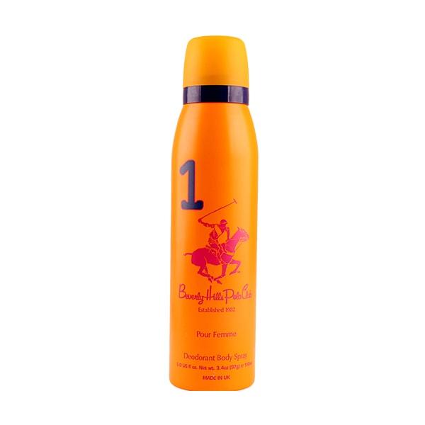 Beverly Hills Polo Club Pure Femme 1 Deodorant Spray 150ml - Shams Shopping Centre Beverly Hills  