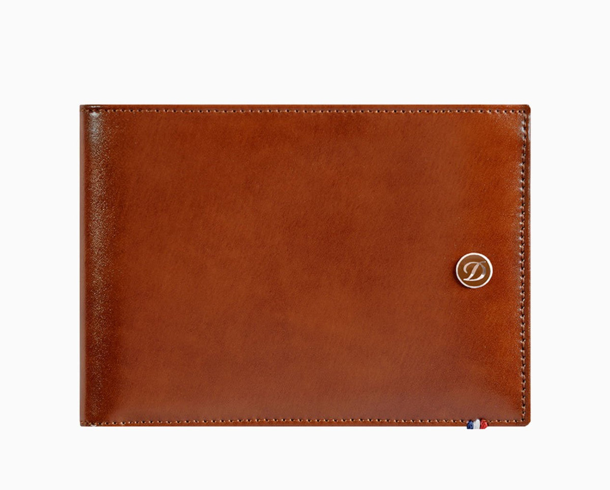 St. Dupont BillFold 6CC Line D Brown (180100) - Shams Shopping Centre ST Dupont  