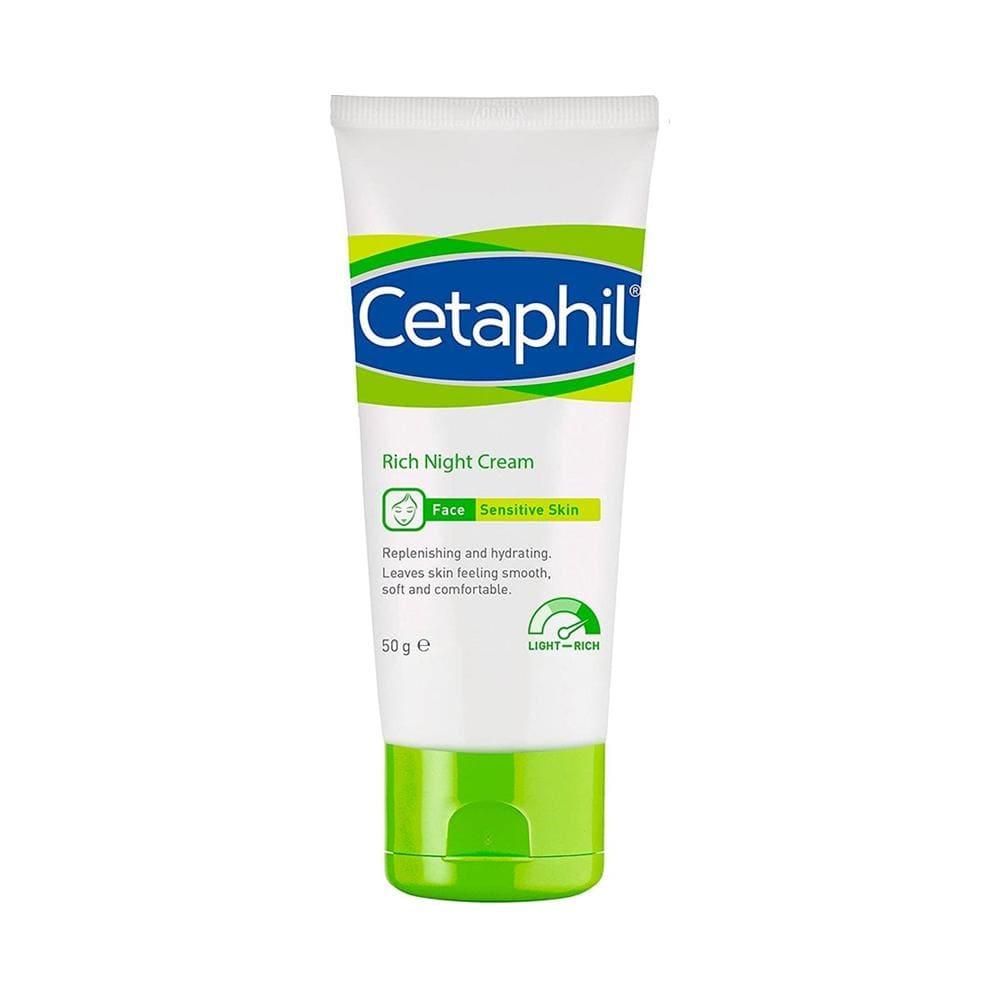 Cetaphil Rich Night Cream For Sensitive 50g - Shams Shopping Centre Cetaphil  