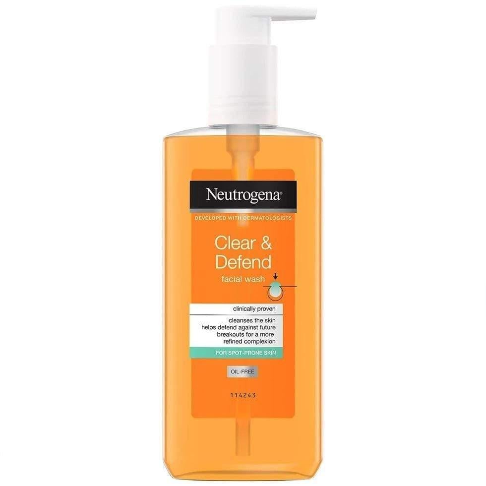 Neutrogena Clear & Defence Facial Wash 200ml - Shams Shopping Centre Neutrogena  