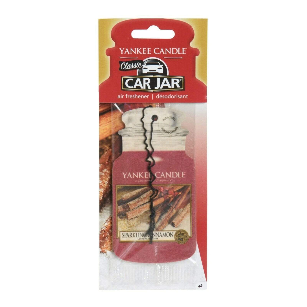 Yankee Candle Car Jar Sparkling Cinnamon - Shams Shopping Centre Yankee  