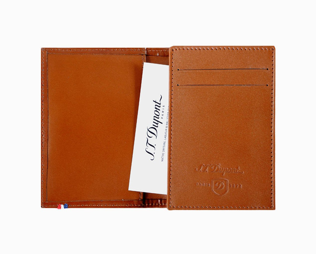 St. Dupont Visit Card Holder Line D Brown (180113) - Shams Shopping Centre ST Dupont  