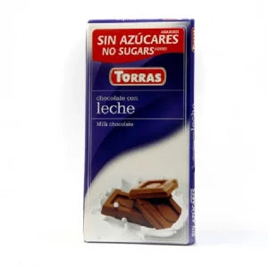 Torras No Sugar Added Milk Bar 75g - Shams Shopping Centre Torras  