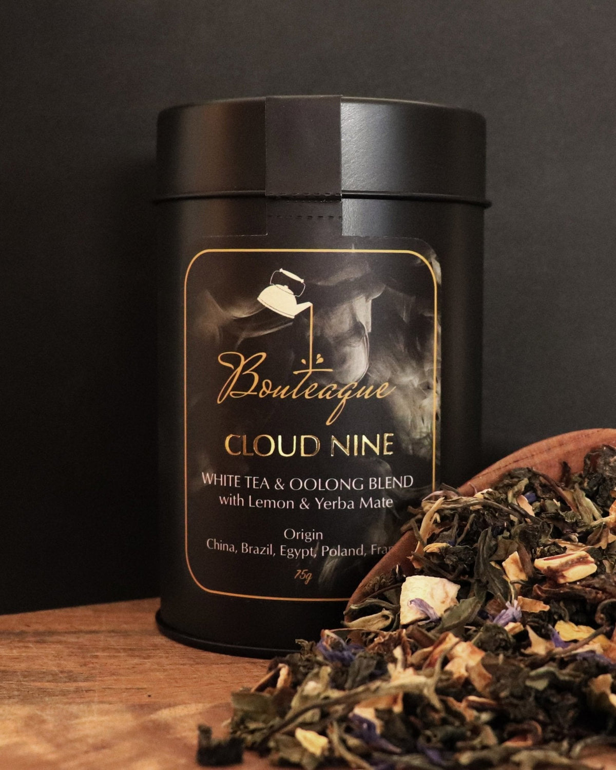 Bouteaque Cloud Nine Oolong & White Tea 75g - Shams Shopping Centre Bouteaque  
