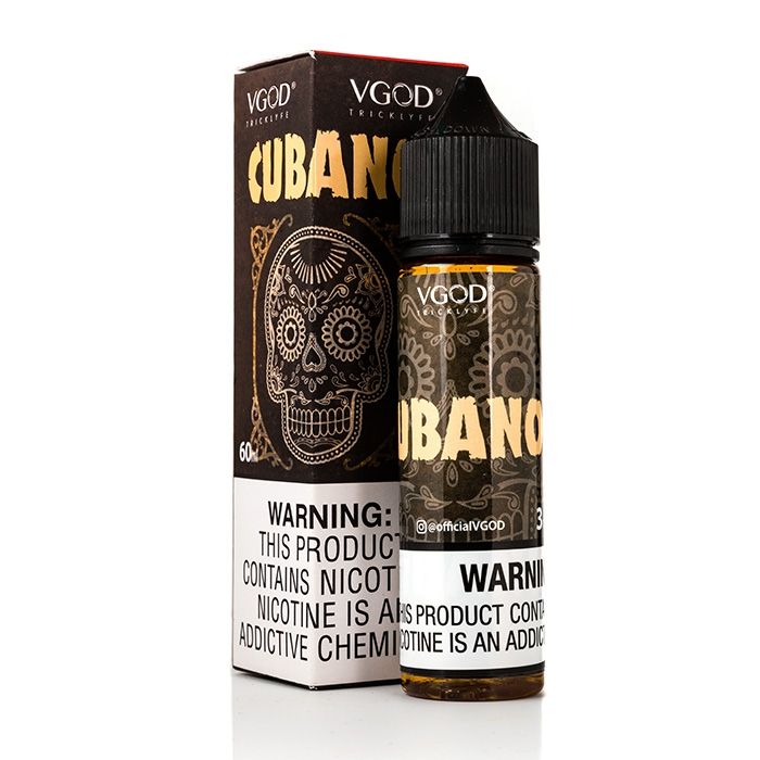 Vgod Cubano Rich Creamy Cigar 3mg 60ml - Shams Shopping Centre Elite  
