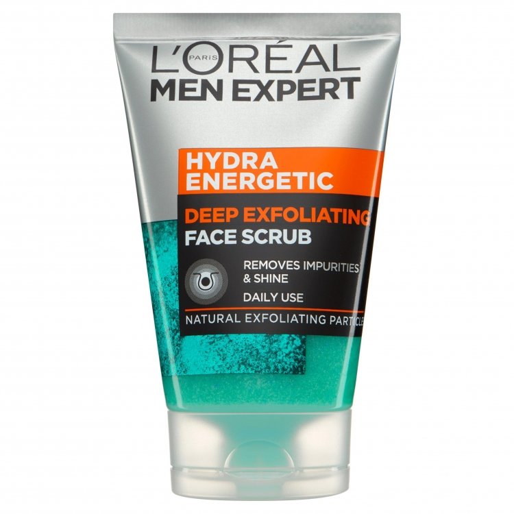 Loreal Men Expert Hydra Energetic Face Scrub - Shams Shopping Centre Loreal  