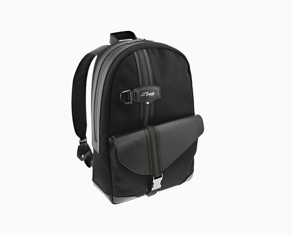 St. Dupont Round Bag Pack Defi MIll Black (174002) - Shams Shopping Centre ST Dupont  