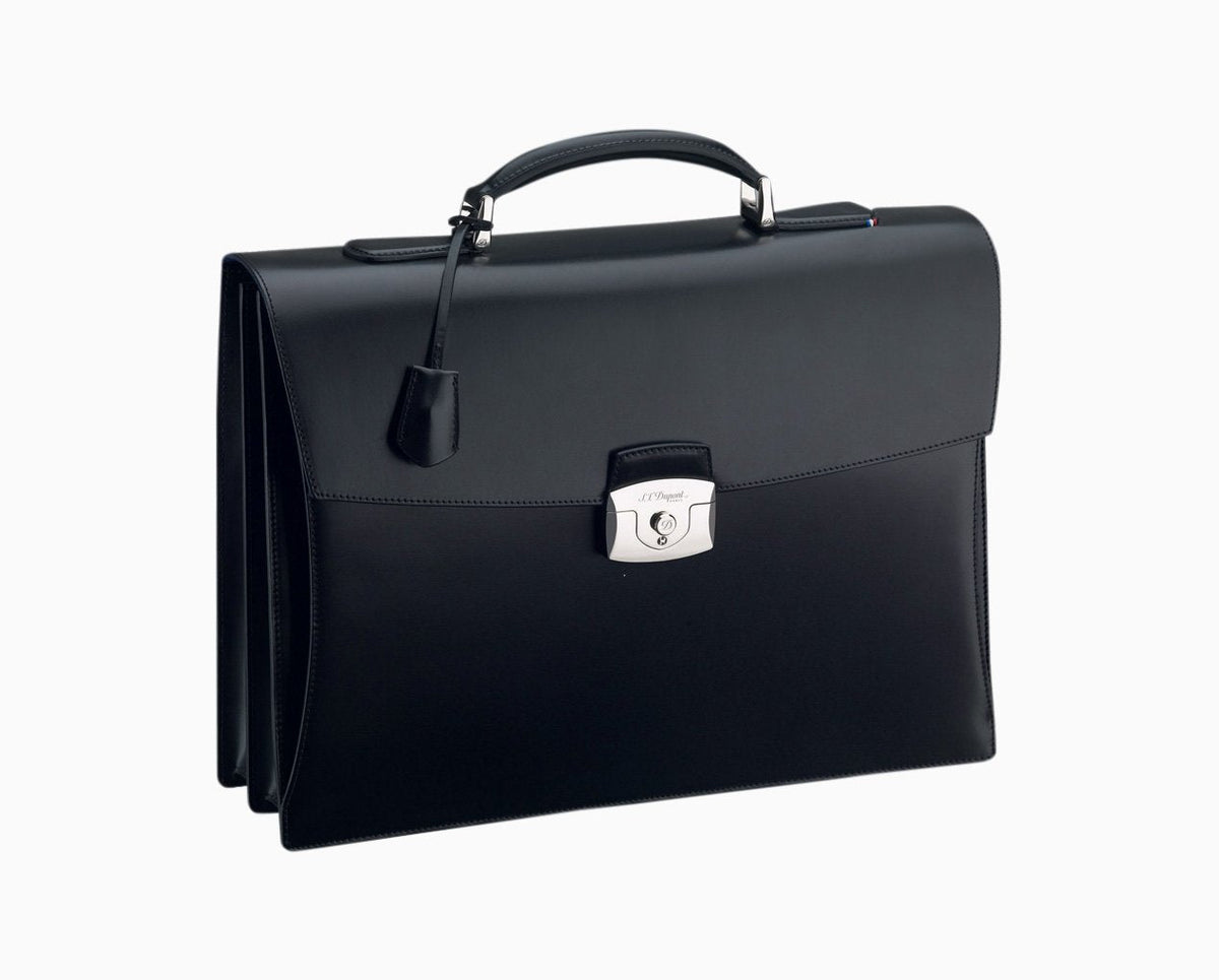St. Dupont 2 Suggest Briefcase Line D Black (181002) - Shams Shopping Centre ST Dupont  