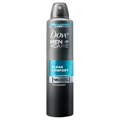 Dove Men Clean Comfort Deodorant 250ml - Shams Shopping Centre Dove  