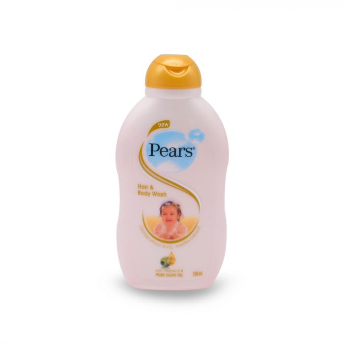 Pears Hair & Body Wash With Pure Olive Oil & Vitamin E 100ml - Shams Shopping Centre Pears  
