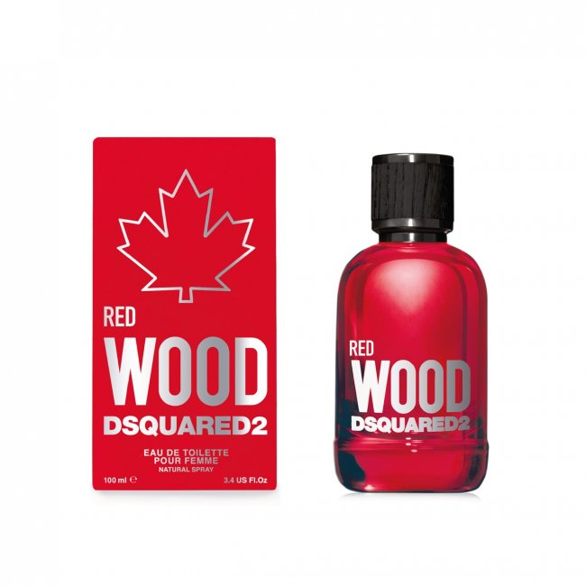 Dsquared2 Ladies Red Wood EDT 100ml - Shams Shopping Centre Dsquared2  