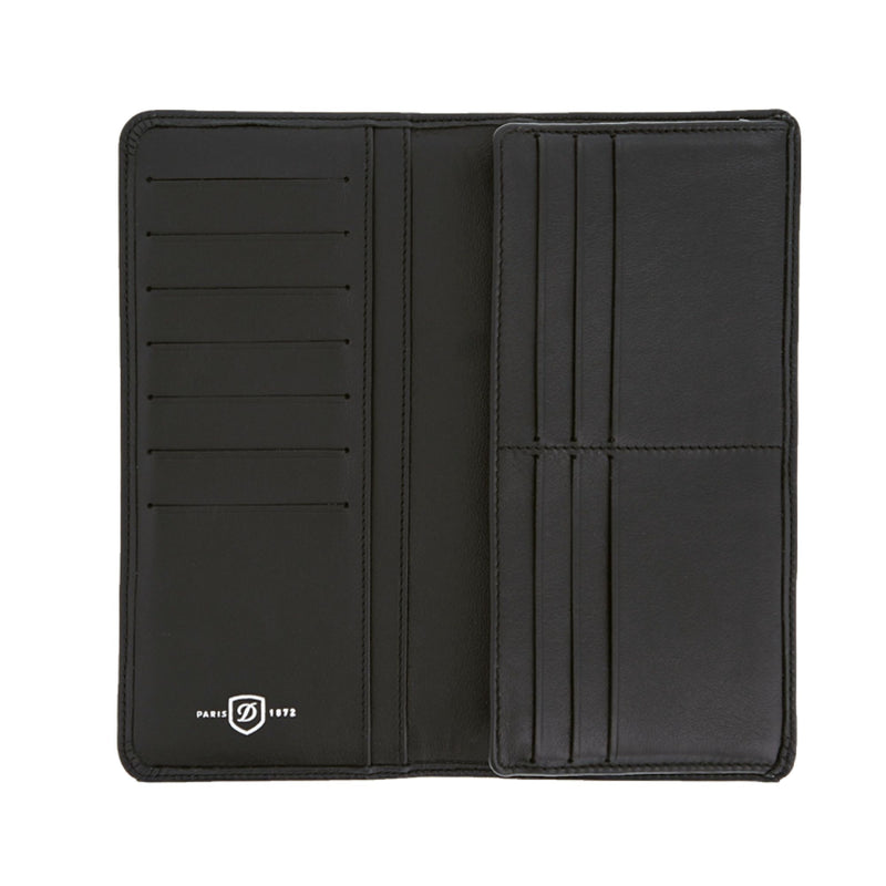 St.Dupont Long Wallet Coin LD Soft GR Black (180263) - Shams Shopping Centre ST Dupont  