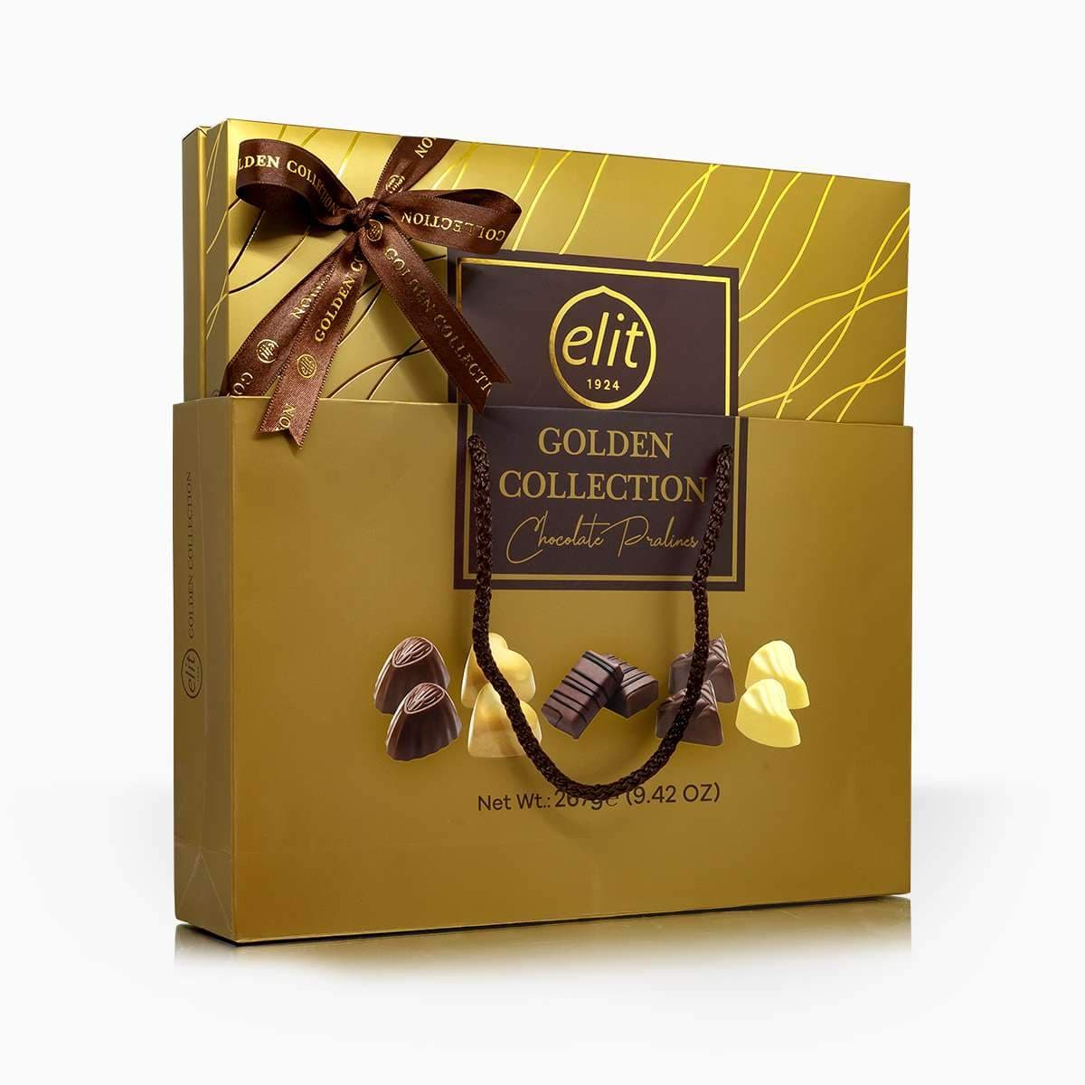 Elit Golden Collection Chocolate Pralines 267g - Shams Shopping Centre Elit  