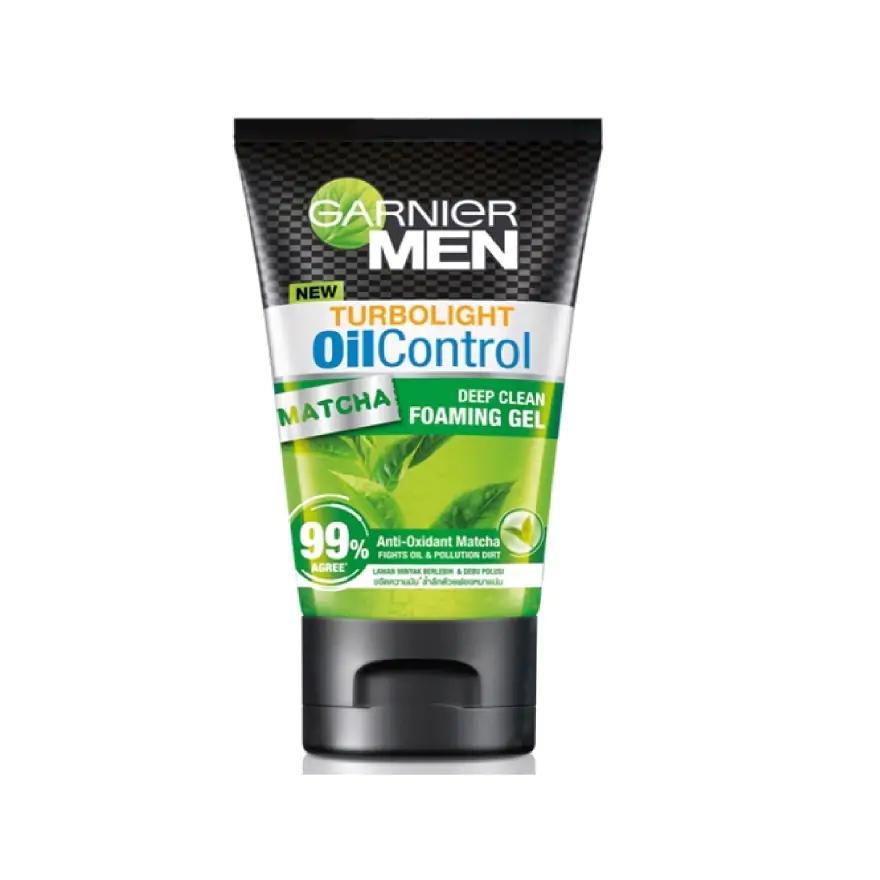 Garnier Men Turbolight Oil Control Matcha Foaming Cleansing Gel 100ml - Shams Shopping Centre Garnier  