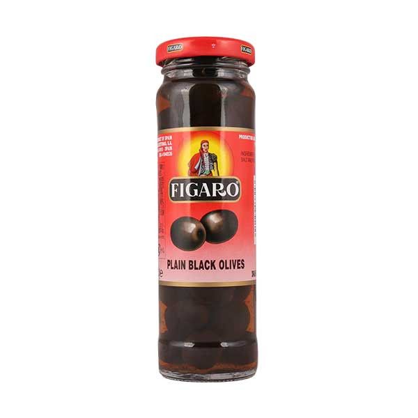 Figaro Plain Black Olives 140g - Shams Shopping Centre Fegaro  