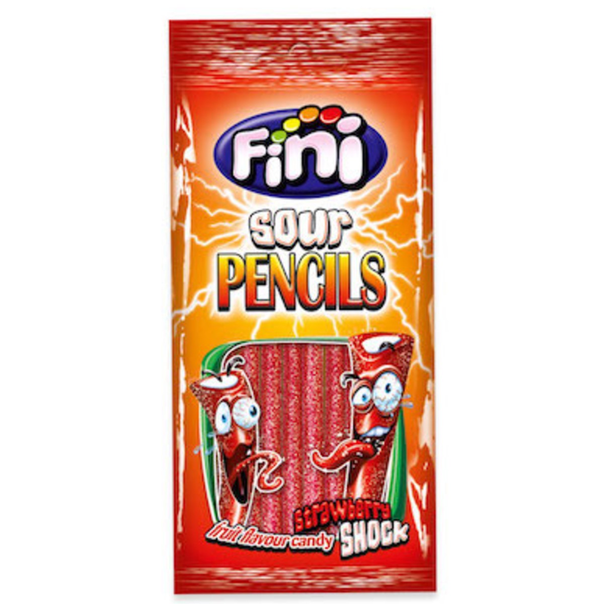 Fini Sour Strawberry Pencils 80g - Shams Shopping Centre Fini  