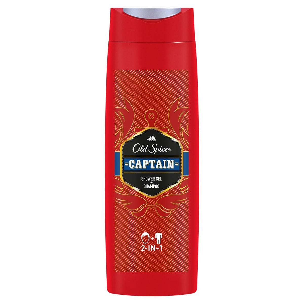 Old Spice Captain 2in1 Shower Gel 400ml - Shams Shopping Centre Old Spice  