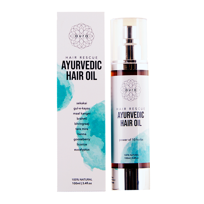 Aura Hair Rescue Strengthening Oil 100ml - Shams Shopping Centre Aura Craft  