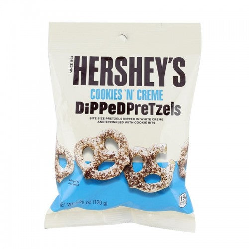 Hersheys Cookies n Cream Dipped Pretzels 120g