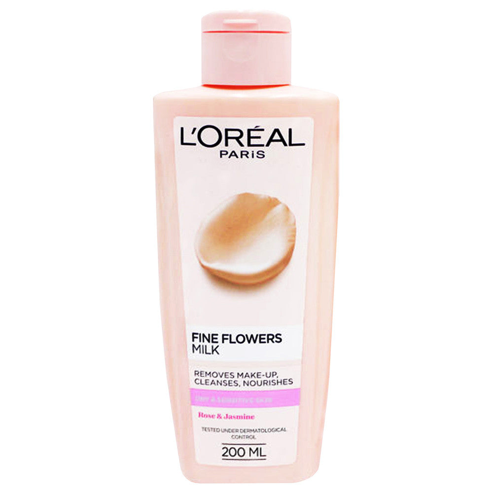 Loreal Paris Fine Flowers Milk 200 - Shams Shopping Centre Loreal  