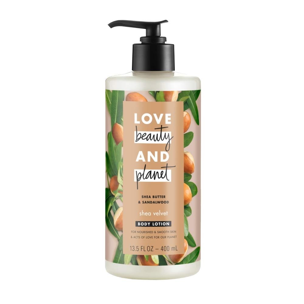 Love Beauty & Planet Shea Butter & Sandalwood Shea Velvet Body Lotion 400ml - Shams Shopping Centre Love Beauty And Planet  