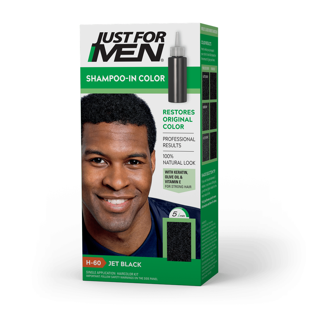 Just For Men Shampoo In Hair Color H-60 Jet Black - Shams Shopping Centre Just For Man  