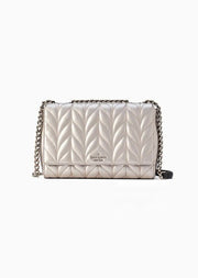 Kate Spade Silver Emelyn Briar Lane Mini Leather Crossbody Bag (SIU) - Shams Shopping Centre Kate Spade  