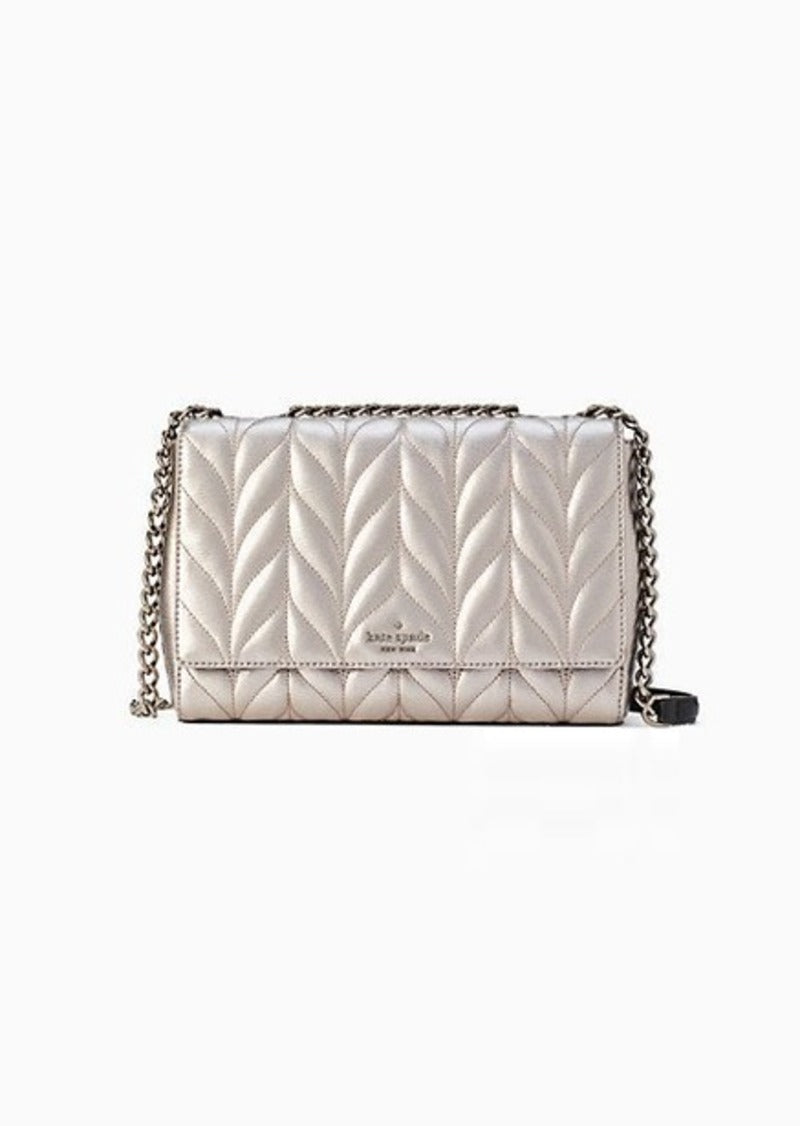 Kate Spade Silver Emelyn Briar Lane Mini Leather Crossbody Bag (SIU) - Shams Shopping Centre Kate Spade  