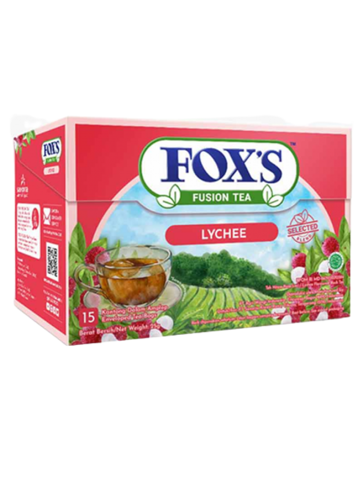 Fox's Fusion Tea Lychee 25g - Shams Shopping Centre Fox'S  